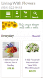 Mobile Screenshot of livingwithflowers.net